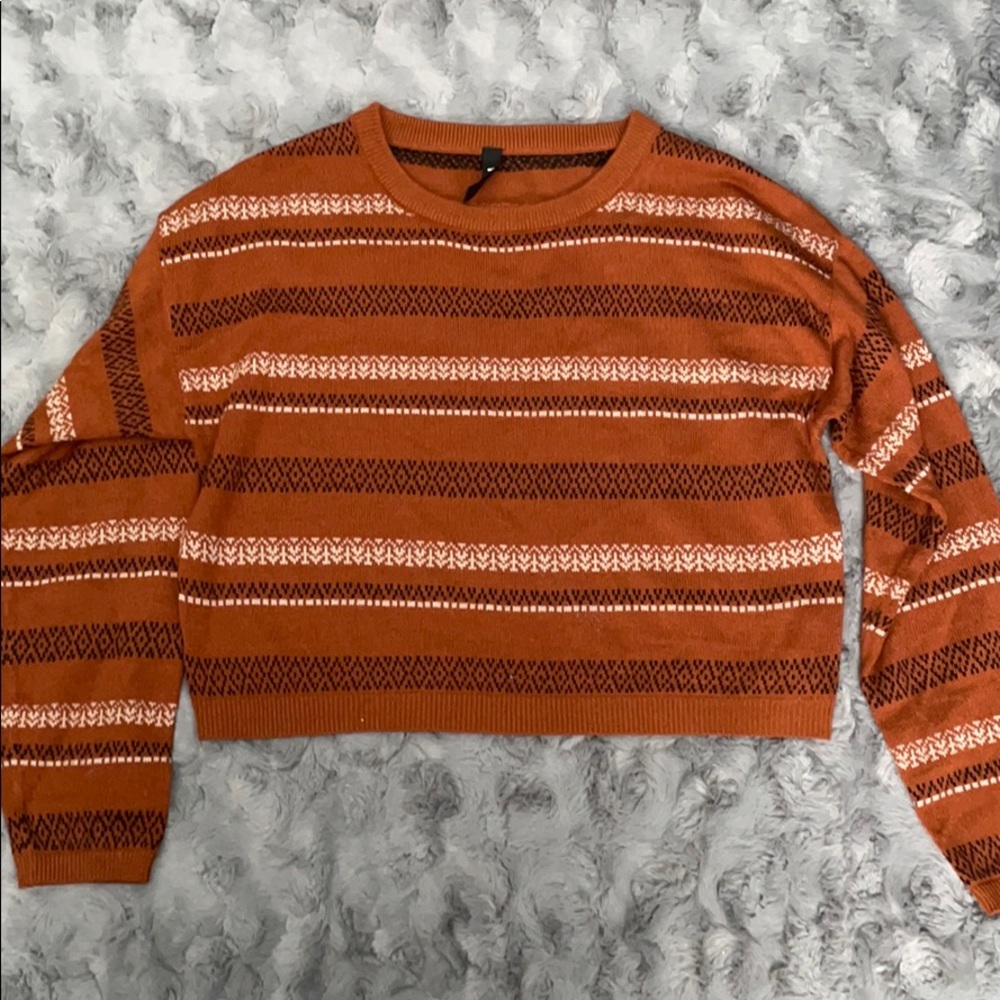 orange long sleeve